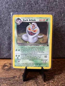 Dark Arbok 2/82 Pokemon Team Rocket Holo Rare Base Set - Image 1