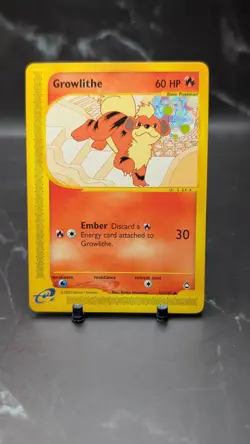 2002 Pokemon Aquapolis Uncommon Growlithe 51 - Image 1
