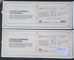 NEW Pokemon 2022-2025 - 4 Pack (1 Box From Each) - Holiday Calendar - Box Sealed - Image 5