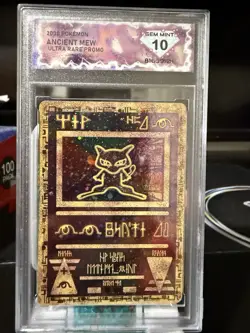 Ancient Mew Pokemon 2019 Mewtwo Strikes Back Movie Promo Japanese Graded DGS 10 - Image 1