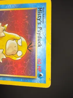 MISTY'S PSYDUCK 1st Edition 90/132 Gym Challenge Damaged Pokemon TCG English - Image 2