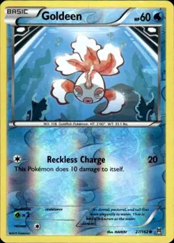 Pokemon - Goldeen- (27/162 - XY Breakthrough - Reverse Holo - NM/M - Image 1