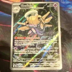 Pokemon EX Legend Maker Shedinja 144/132 IR Full Art Holo Eng 2025 60 HP Stage 1 - Image 1