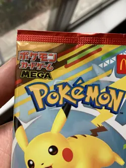Japanese Pikachu Mcdonald's 2025 "Burgerchu" Pokemon Booster Pack Factory Sealed - Image 2