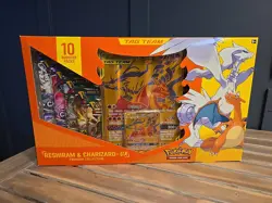 Pokemon TCG: Reshiram & Charizard GX Tag Team Collection New Sealed W/ Evolving - Image 1