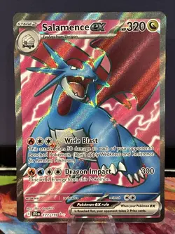 Salamence ex 177/159 Ultra Rare Full Art Holo Journey Together Pokemon NM/M - Image 1