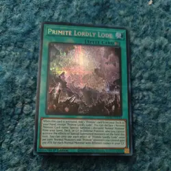 Yugioh Primite Lordly Lode MP25-EN114 Prismatic Secret Rare 1st Ed Near Mint - Image 1
