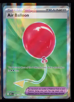 Air Balloon 166/132 Ultra Rare Mega Evolution Pokemon Holo Near Mint - Image 1
