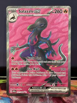 Salazzle ex 101/88 Ultra Rare Full Art Pokemon Perfect Order NM/M - Image 1