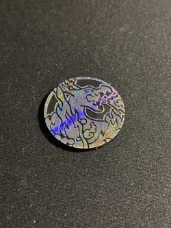 Charizard VMAX Cracked Ice Holo Gold & Black Pokemon TCG Coin - Image 1