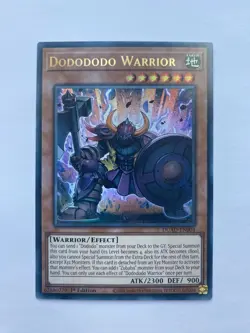 Yu-Gi-Oh Dodododo Warrior Ultra Rare 1st Edition DUAD-EN004 - Image 1