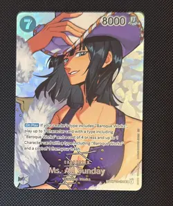 Ms. All Sunday SP OP14-084 SR One Piece Card English OP16 THE TIME OF BATTLE - Image 1