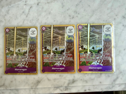 Mamaragan x3 OP15-078 One Piece Card Game SR Event English Pack Fresh - Image 1