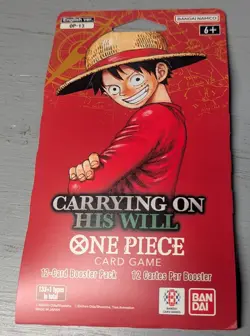 sealed Carrying On His Will booster pack English One Piece OP-13 - Image 1