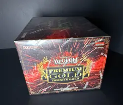 YuGiOh! Premium Gold Infinite Gold 1st Ed English Booster Display Box New - Image 3
