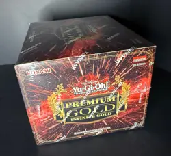 YuGiOh! Premium Gold Infinite Gold 1st Ed English Booster Display Box New - Image 5