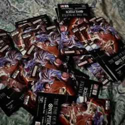 NEW One Piece TCG OP-16 The Time of Battle Sleeved Booster Packs Lot Of 30 - Image 2