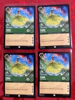 4x Disney Lorcana: Rise of the Floodborn - Tiana - True Princess - 94/204 x4 - Image 1