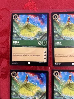 4x Disney Lorcana: Rise of the Floodborn - Tiana - True Princess - 94/204 x4 - Image 3