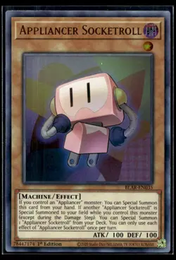 Appliancer Socketroll Battles of Legend: Armageddon BLAR-EN035 MP YuGiOh TCG | B - Image 1