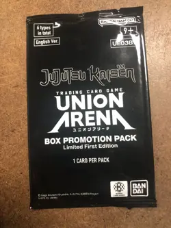 Union Arena TCG JJK Box Promo Pack Limited FIRST EDITION SEALED - Image 1