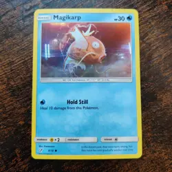 Magikarp 8/18 - NM HOLO Detective Pikachu - Pokemon 2019 Common TCG Card - Image 1