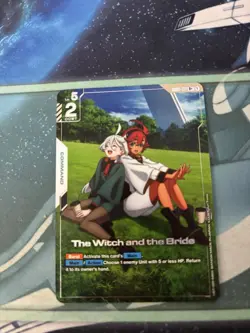 Gundam Card Game TCG - Newtype Rising (GD01) - The Witch and the Bride (R+) - Image 1