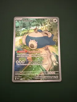 Snorlax IR 051 Scarlet & Violet Promo Cards Near Mint Condition - Image 1