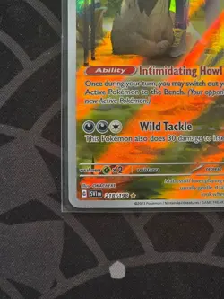 Mabosstiff 218/198 Illustration Rare Scarlet & Violet Pokemon Card NM Eng - Image 5