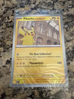2026 Pokemon Pikachu at the Museum Promo Jumbo Oversized Card Sealed US SELLER B - Image 2