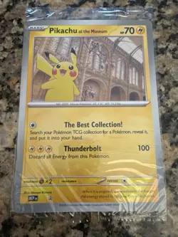 2026 Pokemon Pikachu at the Museum Promo Jumbo Oversized Card Sealed US SELLER B - Image 3