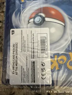 2026 Pokemon Pikachu at the Museum Promo Jumbo Oversized Card Sealed US SELLER B - Image 4