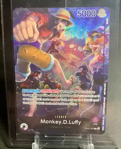 ⭕ Monkey D Luffy One Piece TCG 2024 PSA Magazine Promo OP05-060 Holo Foil Card ⭕ - Image 1