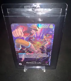 ⭕ Monkey D Luffy One Piece TCG 2024 PSA Magazine Promo OP05-060 Holo Foil Card ⭕ - Image 2