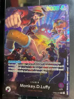 ⭕ Monkey D Luffy One Piece TCG 2024 PSA Magazine Promo OP05-060 Holo Foil Card ⭕ - Image 3