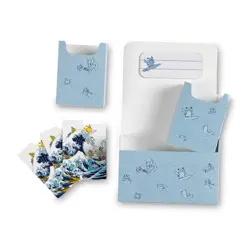 Set of 2 Pokemon TCG Great Wave Pikachu & Friends Double Deck Box + Card Sleeves - Image 4