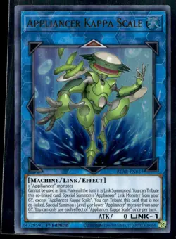 Appliancer Kappa Scale Battles of Legend: Armageddon BLAR-EN039 MP YuGiOh TCG | - Image 1