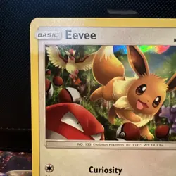 Pokemon TCG Eevee Card Hidden Fates Holo Rare 48/68 - Image 2