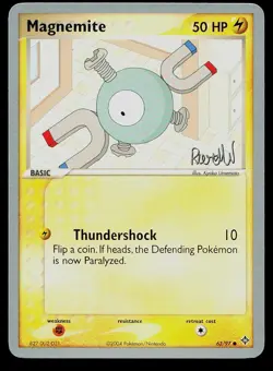 Pokemon Card World Championship Decks Magnemite Reed Weichler 63/97 Common - Image 1