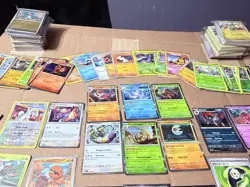 500+ Pokemon Card Lot 80+ Holos/Rares Reverse Holos Vintage Japanese EX V Cards - Image 2