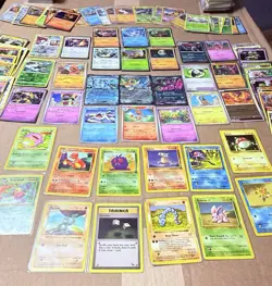 500+ Pokemon Card Lot 80+ Holos/Rares Reverse Holos Vintage Japanese EX V Cards - Image 3