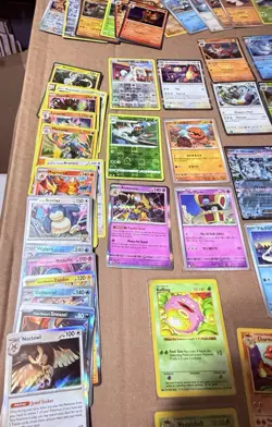 500+ Pokemon Card Lot 80+ Holos/Rares Reverse Holos Vintage Japanese EX V Cards - Image 4