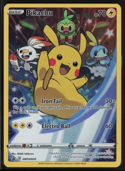 Pikachu - SWSH020 SWSH: Sword & Shield Promo Cards LP Promo - Image 1