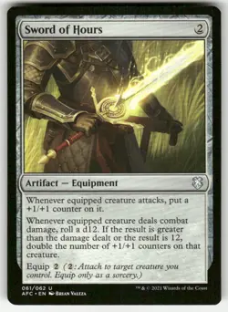 Sword of Hours 61 Commander: Adventures in the Forgotten Realms NM MTG - Image 1