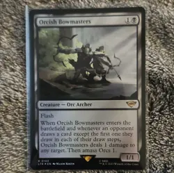 Wizards of the Coast Orcish Bowmasters LTR Regular Rare #0103 Black EN 2023 - Image 1
