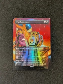 The Soul Stone Foil Borderless Marvel's Spider-Man NM MTG - Image 1