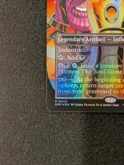 The Soul Stone Foil Borderless Marvel's Spider-Man NM MTG - Image 2