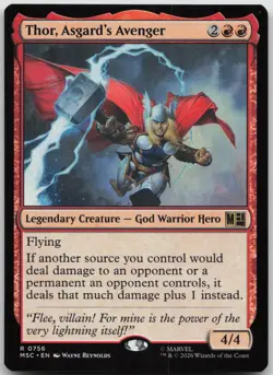Thor, Asgard's Avenger Commander: Marvel Super Heroes 756 NM R - Image 1