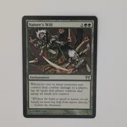 Wizards of the Coast Nature's Will Champions of Kamigawa Rare Green Enchantment… - Image 1
