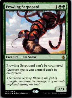 Prowling Serpopard 180 Rare Amonkhet Magic: The Gathering Lightly Played - Image 1